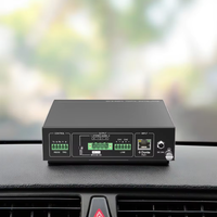 Mini enrutador de sonido de Audio profesional, amplificador de potencia de Terminal de red, entrada PoE, Material de Metal duradero