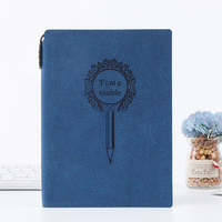 A4/ A5/A6 Good Quality Pu Leather With Emboss Logo Personal Hardcover Notebook