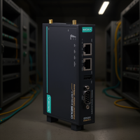 Moxa OnCell 3120-LTE-1 Gateway Celular Industrial LTE 4G con Puerto Ethernet y Serial