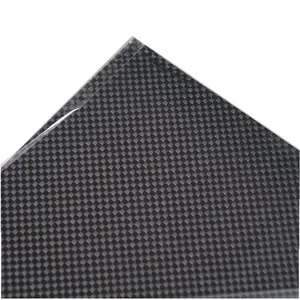 Feuille de <span class=keywords><strong>fibre</strong></span> de carbone 3K sergé hyperplanaire de nouvelle génération avec stratifiés sans vide pour châssis de drone - Product Image 3