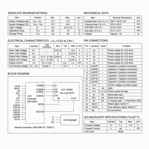 맞춤형 56x39.6mm <span class=keywords><strong>LCD</strong></span> 디스플레이 모듈 0.33mm 도트 피치 COM/SEG 드라이브 SPI 인터페이스 임베디드 시스템 작동 온도 70 °C - Product Image 6