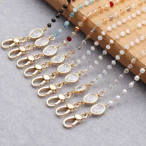 M832 Simple Style 18K Gold Plated Sunglasses Eyewear Eyeglasses Chain Diy Necklace For Women Jewelry 75cm/lot