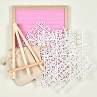 Vente chaude DIY 20x20cm 30x40cm Tableau d'affichage en feutre mural avec cadre en bois pour la décoration murale
