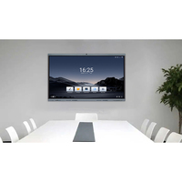Panneau interactif 55 pouces, PC intelligent, tableau blanc, écran tactile capacitif FHD, moniteur pour affichage mural