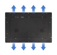 Touch Solutions 15,6'' 1080P FHD LCD HDMI Kapazitiver Touchmonitor Industriemonitor Open Frame Kapazitiver Touchscreen LCD-Display