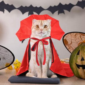 Nuevo Disfraz de Halloween para Mascotas, Capa de Vampiro Adorable de Poliéster y Algodón para Perros y Gatos Pequeños, para Invierno y Verano - Product Image 3