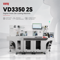 Vorey VD3350 2S Découpeuse numérique à deux postes haute performance pour étiquettes autocollantes en rouleau, idéale pour les commandes en gros volumes