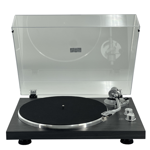 Modern Style Professional Turntable with BT Output Belt Drive 2 Speed Stereo Audio Vinyl Record Player