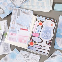 20 autocollants par paquet, série Soft Shimmer, notes autocollantes rétro inspirées du style DIY pour la décoration et les collages de journalisation