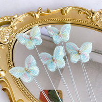 Décoration de gâteau en fer forgé style créatif, mini couronne de plumes en dentelle, motif cœur de fille, fournitures de décoration pour pâtisserie