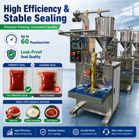 Machine d'emballage multifonctionnelle pour sachets de liquides et pâte de tomate, avec options de capsulage et de collage de feuilles/films, pour l'emballage alimentaire en papier et film, prix usine