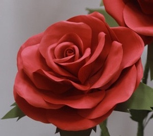 Rosa Roja Gigante de Lujo, Flor de Papel Hecha a Mano para Decoración Romántica de Ceremonias de Boda - Product Image 4