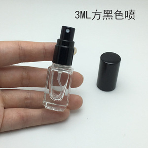 Glass Perfume Spray <b>Bottle</b> 3Ml <b>Mini</b> Size Portable Sample <b>Bottle</b> With Dropper For Travel Fragrance - Product Image 2