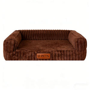 Lit orthopédique <span class=keywords><strong>pour</strong></span> <span class=keywords><strong>chien</strong></span> écologique <span class=keywords><strong>pour</strong></span> chiens de taille moyenne à grande, lavable et imperméable, canapé-lit <span class=keywords><strong>pour</strong></span> animaux de compagnie avec mousse à mémoire de forme et mousse à œufs - Product Image 6