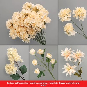 Fleurs artificielles en gros tons champagne - pour la décoration de mariage et l'aménagement des lieux |   Pour les fleuristes et les créateurs d'événements - Product Image 5