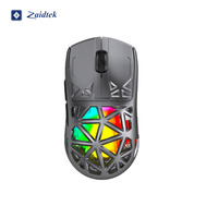 Nuevo Mouse Inalámbrico para Juegos RGB 2026, Recargable de 650 mAh, Óptico, LED, 2.4 GHz, Diseño Ergonómico Hueco para Portátil