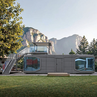 Nouvelle Maison Modulaire Portable 2026 : Mini Hôtel Capsule de Luxe Écologique à Installation Rapide pour Villas