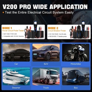 Новый VDIAGTOOL V200 Pro 2026 года: Многофункциональный автомобильный тестер цепей 12В/24В для поиска обрыва и короткого замыкания - Product Image 6