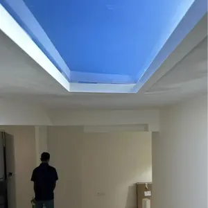 Natuurlijke Blauwe Hemel Verlichting Op Kamer Echt 3d Visie Blauwe Hemel Led Paneel Kunstmatige Dakraam Paneellicht