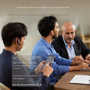 Auriculares W4 Pro AI para intérprete, auriculares bidireccionales con traductor inteligente simultáneo con WiFi, Bluetooth, reunión de viaje - Product Image 4