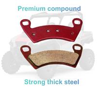 UTV ATV QUAD Plaquettes de frein à disque avant arrière pour POLARIS Ranger RZR XP 1000 RS1 Turbo S General 400 500 700 800 4X4 2X4 2203747 Pad