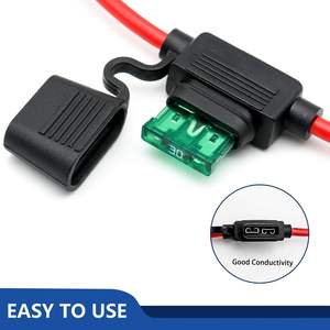 Portafusibile medio portafusibile in linea da 10 AWG con fusibile a lama ATC da 40 AMP - Product Image 5