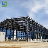 Bâtiment préfabriqué en structure acier à poutres en H, design moderne, certifié CE/ISO9001, avec panneaux anti-corrosion pour hôtel multi-étages