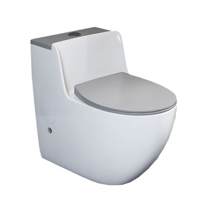 Siphon de toilette mural en forme d'œuf, silencieux, anti-odeur, moderne, en céramique - Product Image 5
