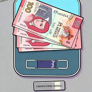 CROWN JWEL Billetes de <span class=keywords><strong>Pesos</strong></span> Mexicanos Falsos, Billete Mexicano de <span class=keywords><strong>100</strong></span> <span class=keywords><strong>Pesos</strong></span> Dorado, Dinero de Película de México, Billetes de <span class=keywords><strong>Pesos</strong></span> Mexicanos G5, Dinero de Juguete - Product Image 6