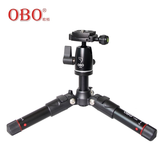 Mini Professional Aluminum Tabletop Tripod with Ball Head Portable Compact Desktop Stand for DSLR Mirrorless Cameras Smartphones