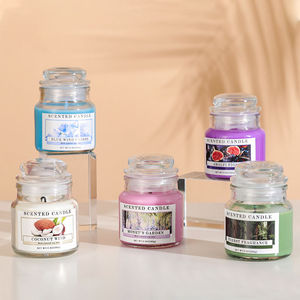 Kerstgeurende kaarsen cadeauset kleine glazen pot aromatherapie sojawas kaars Kerstmis housewarming verjaardag souvenir cadeau decoratie - Product Image 4