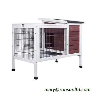 Cage à lapins empilable avec plateau, <span class=keywords><strong>enclos</strong></span> à lapins à 2 niveaux <span class=keywords><strong>pour</strong></span> l'intérieur, espace multi-niveaux <span class=keywords><strong>pour</strong></span> les excréments - Product Image 3