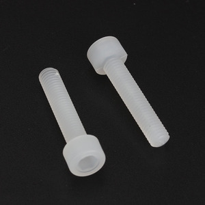 <span class=keywords><strong>Tornillos</strong></span> de Plástico PVDF Resistentes a Productos Químicos, Acabado Natural, <span class=keywords><strong>Tornillos</strong></span> de Máquina de Plástico para Sistemas de Fluidos Químicos - Product Image 4