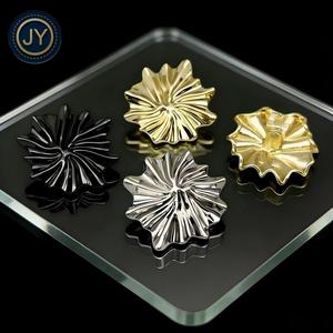 Bottoni in Metallo Personalizzati, Bottoni con Gambo in Lega di Zinco Dorati, Bottoni Decorativi con Strass per Abbigliamento con Logo, Senza Nichel - Product Image 5