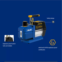 Pompe à vide double étage Value VA3-P7-EX pour systèmes de climatisation et CVC, compatible R12, R22, R32, R134A, 1234yf