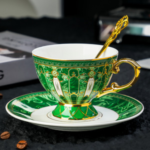 Stunning High End Exquisite European Bone China Coffee Cup Designer Niche <b>Light</b> Luxury Elegant British Tea Cup - Product Image 2