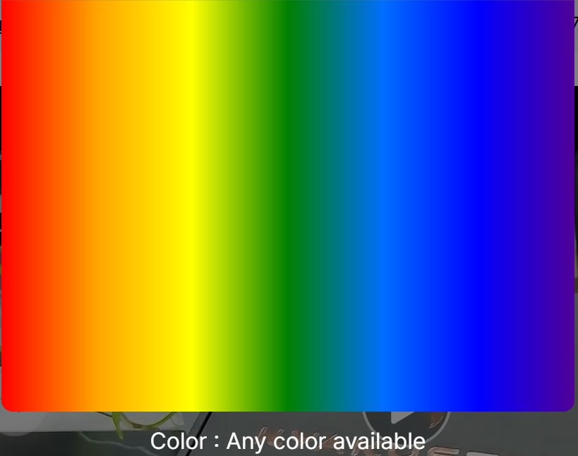 Personnalisation des couleurs disponible