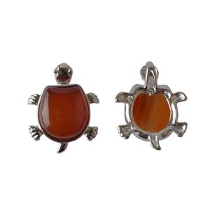 สร้อยคอจี้พลอย<span class=keywords><strong>เต่า</strong></span>ธรรมชาติ18 "สีดำเงิน<span class=keywords><strong>เต่า</strong></span>คริสตัลสำหรับผู้ชายและผู้หญิงเครื่องประดับอัญมณีรักษา - Product Image 6