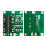 Carte de protection de batterie Li-ion 3S 4S 40A 60A BMS 12V 16.8V avec protection contre les surcharges et équilibrage amélioré pour perceuse et projets DIY