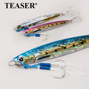 TEASER Fishing J94 Fast Jig Lure 3D rivestimento <span class=keywords><strong>pesca</strong></span> in acqua salata esche artificiali esche dure per <span class=keywords><strong>pesci</strong></span> <span class=keywords><strong>finti</strong></span> Trolling barca a terra - Product Image 1