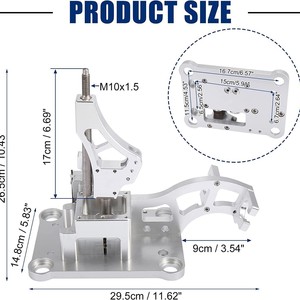 Aosu Auto Parts Aluminium Alloy Shift Cable <b>Bracket</b> For Honda Civic EK EG DC2 EF K20 Rustproof - Product Image 3