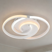 Plafonnier LED minimaliste moderne, éclairage nordique pour salon, chambre à coucher, salle d'étude