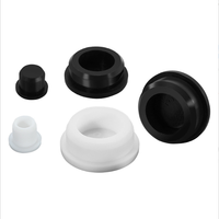 Bouchon conique en silicone en forme de T, à clipser, pour trous de 3 mm et 6 mm, haute durabilité, protection contre la corrosion et l'usure