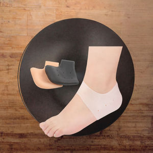แผ่นรองกันส้นเท้าทำจากซิลิโคนสำหรับผู้หญิงและผู้ชายแผ่นเจลรองส้นเท้า<span class=keywords><strong>แตก</strong></span> - Product Image 3