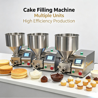 Machine d'injection de pâte pour gâteaux / Remplisseuse de crème de haute qualité, nouvelle machine de dépose de crème pour cupcakes avec PLC
