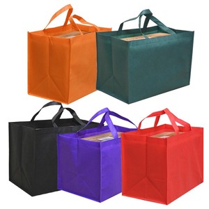 Mutil-Size Non-Woven Shopping Bag With Handle Reusable Eco-Friendly <b>Tote</b> for Groceries can Custom Colors Logo Exhibition Events - Product Image 1