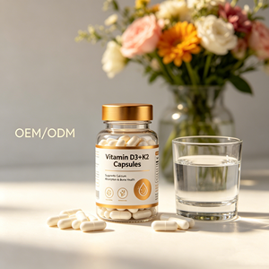 วิตามินเค3 ดี2 แคปซูล แบบ OEM |   ส่งเสริมการแข็งตัวของเลือดและความหนาแน่นของกระดูก |   อาหารเสริมแคลเซียมเพื่อการดูดซึมและเสริมสร้างภูมิคุ้มกัน - Product Image 2