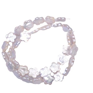 Perlas de Agua Dulce Naturales con Forma de Flor de Ciruelo Barroca de 12-13 mm, para Hacer Collares Hechos a Mano, Perlas Sueltas Semiterminadas - Product Image 5
