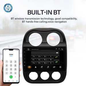 Henmall Android 2 Din BT GPS Car Radio Car Player Dispositivo de navegación para <span class=keywords><strong>Jeep</strong></span> Compass Patriot 2007-Multimedia Auto Audio - Product Image 4