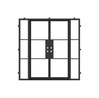 Système de cloison en verre et acier sur mesure pour projet de bâtiment commercial